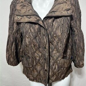 Carlisle Women's Brown Quilted Jacket Size 6